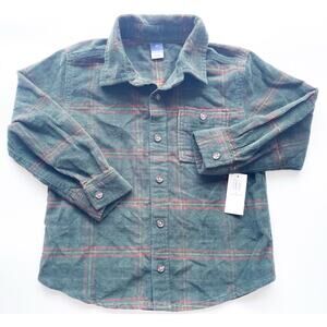 NWT Toddler Boy's Old Navy  Plaid Button Down Size 4T